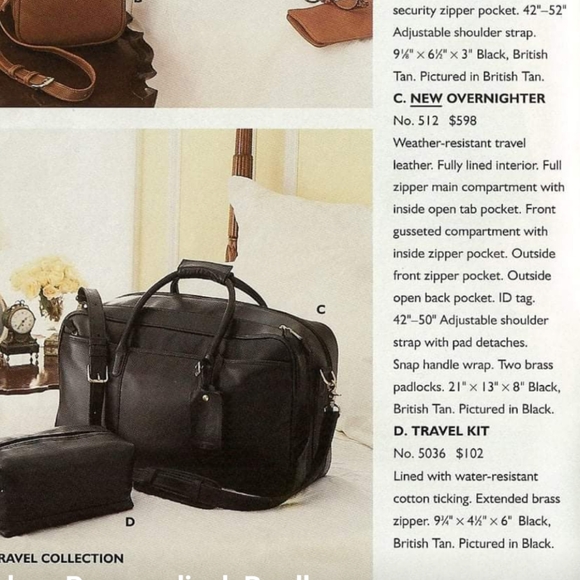 Vintage Coach Overnighter 512 British Tan project bag. - Picture 16 of 16